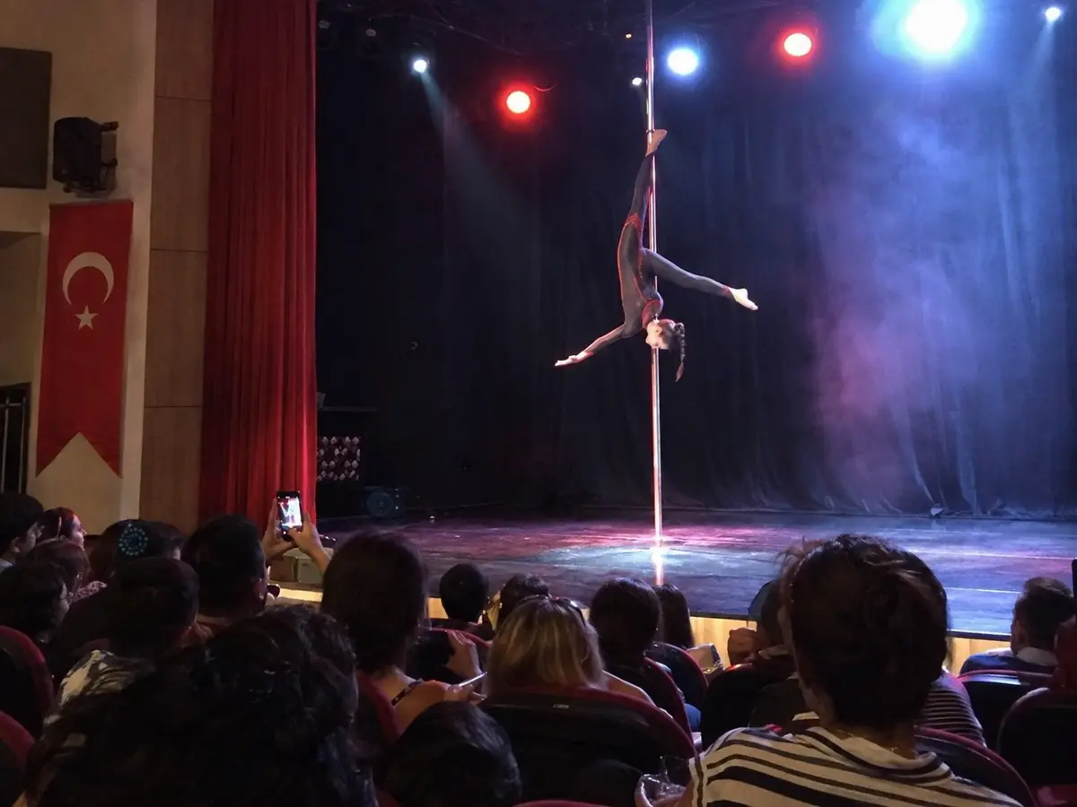 Pole Dance Gösterisi için referans etkinlik görseli