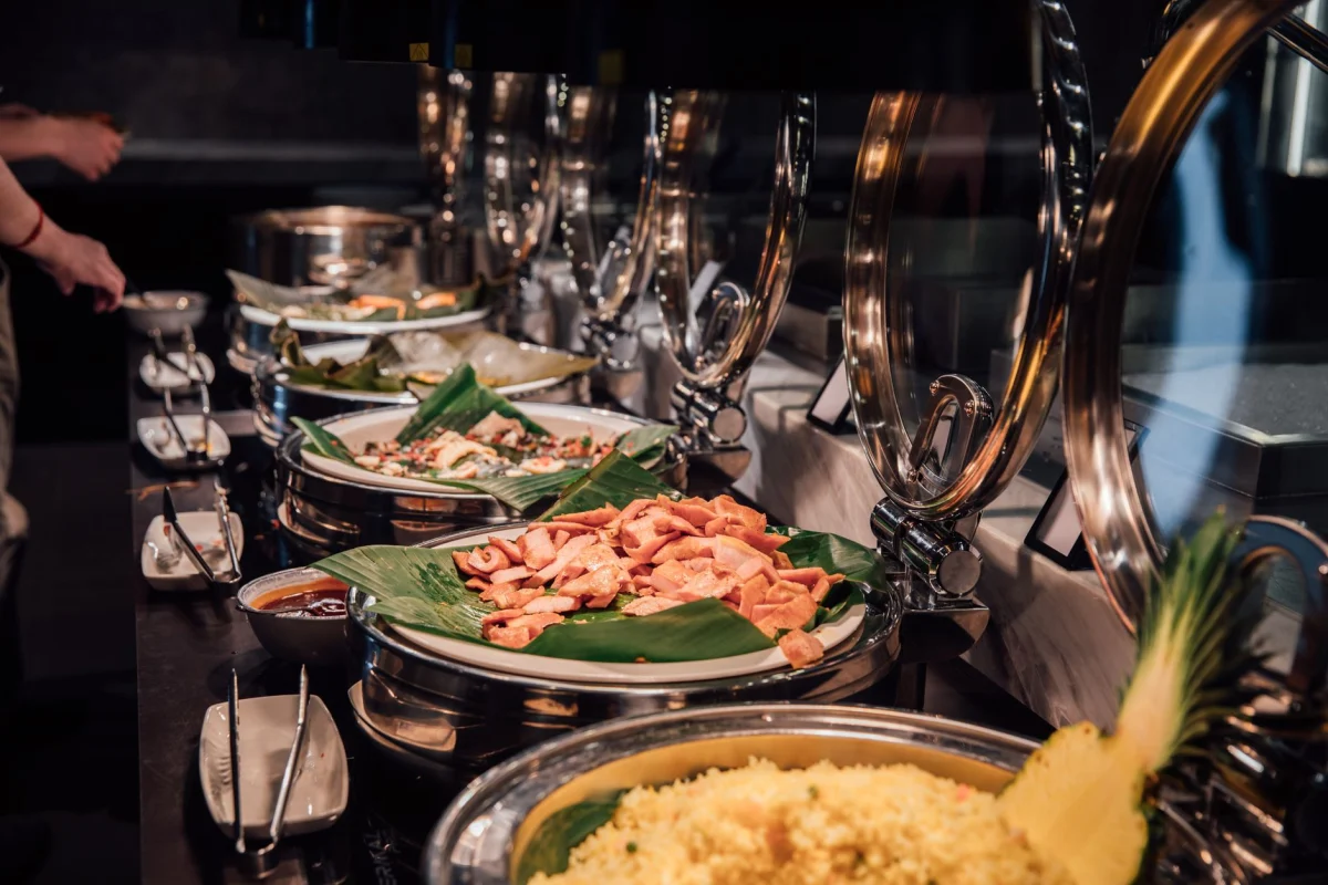 Catering Hizmeti hizmetinin verildiği bir etkinlikten kare