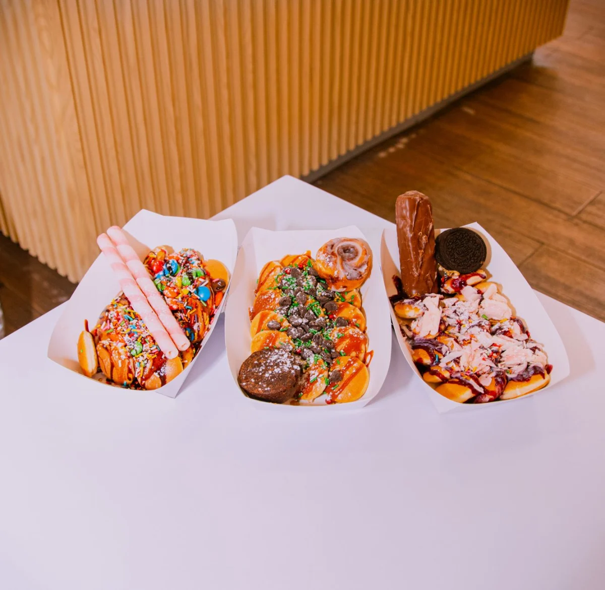 Çubukta Waffle Standı uygulamasını gösteren etkinlik görseli