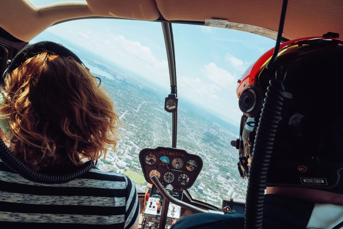 Helikopterle Evlilik Teklifi hizmetinin kullanıldığı organizasyon ortamı