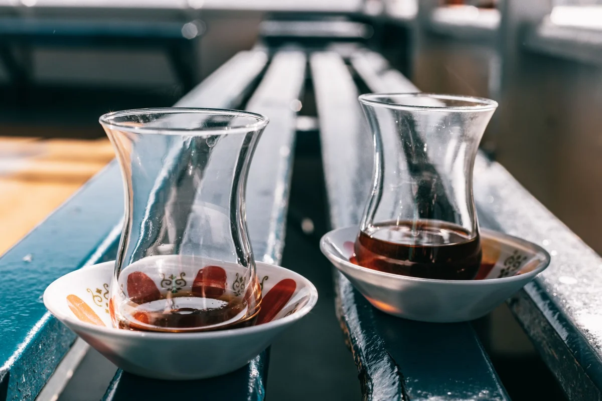 Salep Arabası hizmetinin verildiği bir etkinlikten kare
