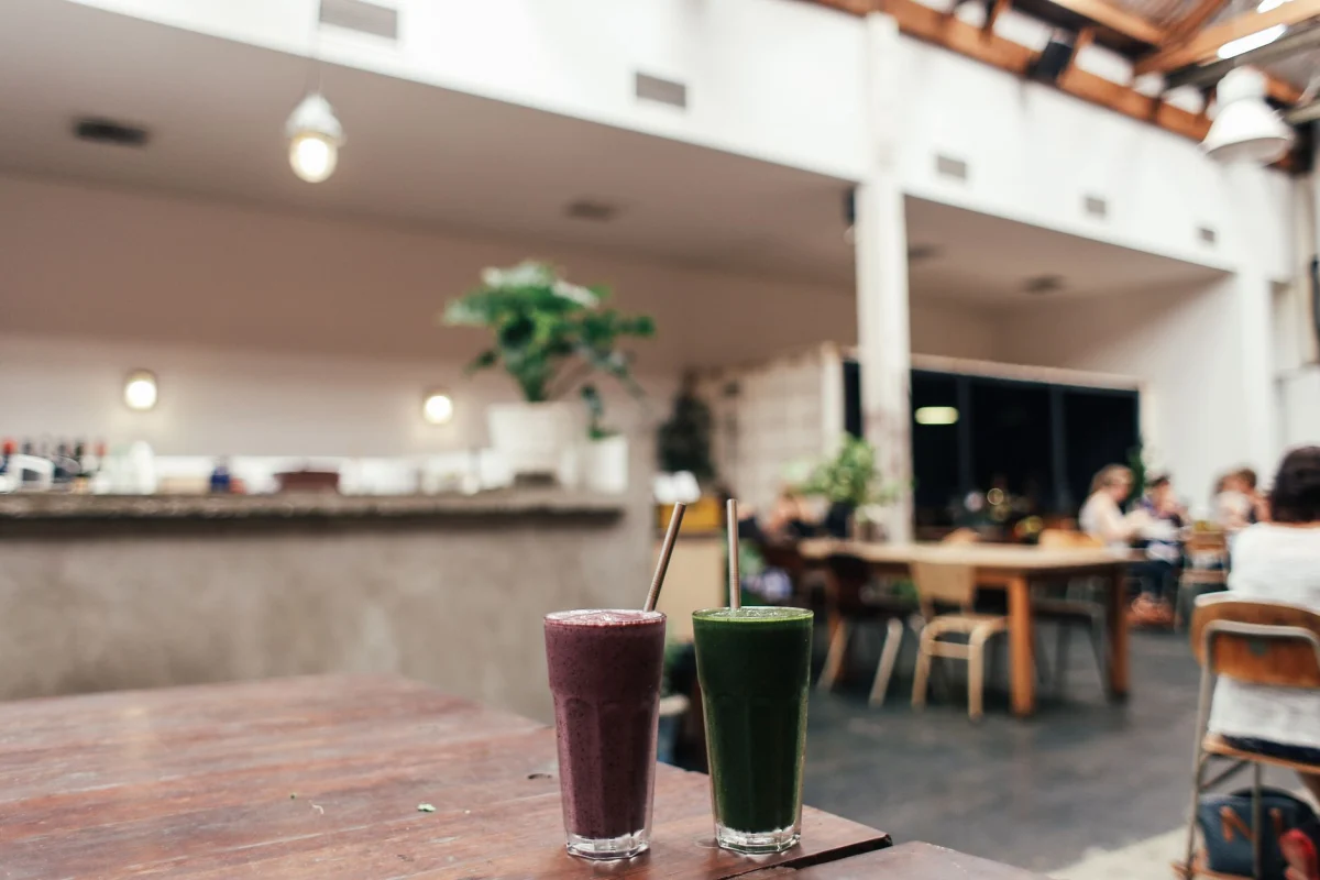 Smoothie Standı hizmetinin verildiği bir etkinlikten kare