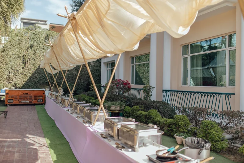 Orta Tente · 6×12 Metre: düğün ve açık büfe